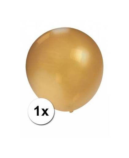 Mega ballon goud metallic 90 cm