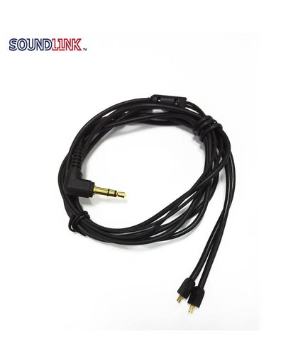 MyXL 3.5mm Jack Audio Oortelefoon DIY IEM Kabel Kabels Headset Draden Muziek Headhones Zilver 0.78mm pin diameter   SoundLink