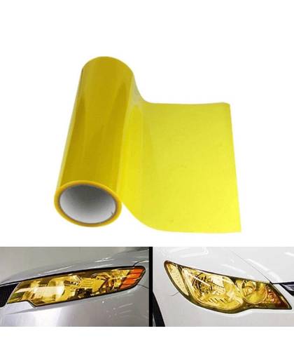 MyXL BBQ @ FUKA Auto Koplamp Tailight Filmfiche Cover Sticker Geel Vinyl Wrap Auto styling Fit Voor Jeep Nissan Honda VW Skoda