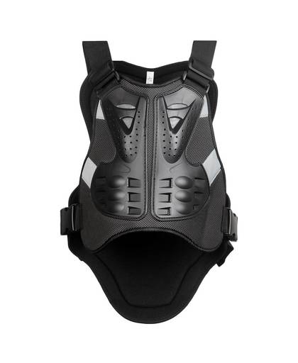 MyXL WOSAWE Body Protector armor motorjacks Motocross back shield mouwloos vest Spine Borst Beschermende gears Jacket mens