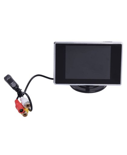 MyXL 3.5 Inch zakformaat TFT LCD-KLEURENSCHERM Monitor Auto Parking Achteruitkijkspiegel Reverse Backup Monitor 2 Video Input