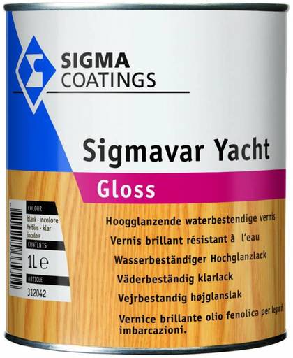 Sigmavar Yacht Gloss - 1 liter