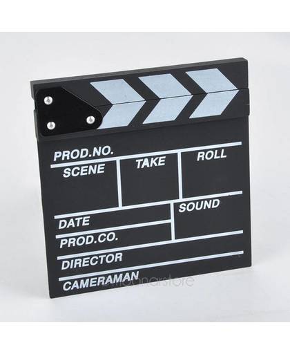 MyXL NieuweArrivel Leuke Klassieke Directeur Video Clapper Board Scene Clapperboard TV Film Film Cut Prop zx * DA1144 # c3