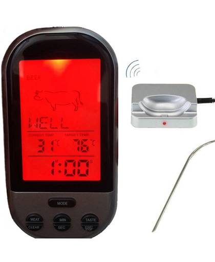 MyXL Draadloze Digitale Oven Thermometer Keuken Voedsel Koken Thermometer BBQ Grillen Roker Turkije Vlees Water Suiker Vloeibare TEMP Probe