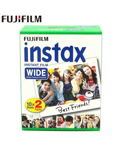 MyXL GloedFujifilm Instax Wide Film Plain Edge Twin Packs (20 &#39;S) voor Instant Photo Camera Instax 200 210