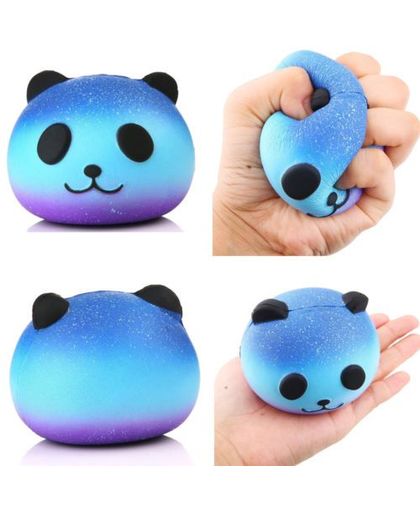 MyXL Leuke Blauwe Panda Crème Geurende Squishy Trage Stijgende Squeeze Kid Speelgoed Telefoon Charme