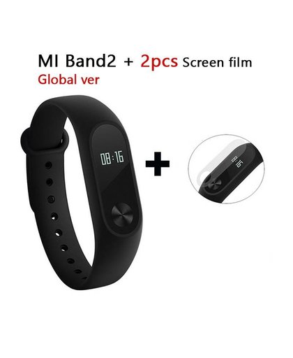 MyXL Global Versie Xiaomi Mi Band 2 Smart Armband Polsband Miband 2 Fitness Tracker Android Armband Smartband Hartslagmeter