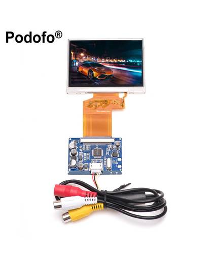 MyXL Podofo 3.5 &quot;TFT LCD Display RGB Lcd-scherm Module Kit, Monitor Scherm voor auto, digitale Fotolijst multifunctionele Auto-styling