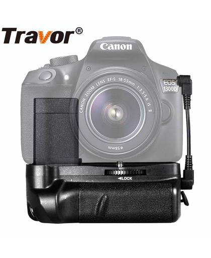 MyXL Travor batterij grip houder voor canon 1100d 1200d 1300d Rebel T3 T5 T6 EOS Kiss X50 DSLR camera werk met LP-E10 Batterij