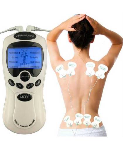 MyXL Elektrische body massager TIENTALLEN Hals terug voet meridiaan therapie massage machine Afslanken Muscle Relax 2*4 pads elektronische massager