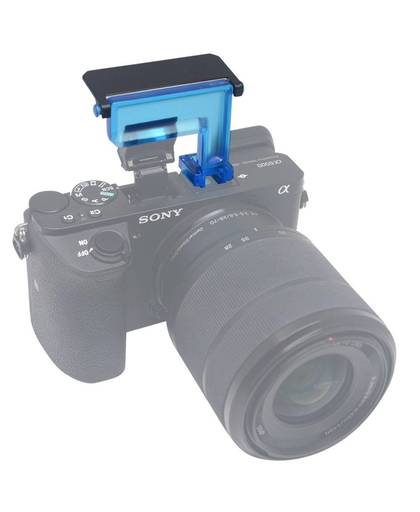 MyXL Mcoplus 4 kleur diffuser Flash Bounce Kaarten speelsheid diffuser op camera voor Sony A6500 A6300 A6000 NEX6 Camera