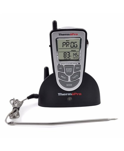 MyXL ThermoPro TP-09 300 voeten Afstandsbediening Draadloze Digitale Elektronische voor Barbecue/Oven/Roker/Grill Voedsel Koken Thermometer