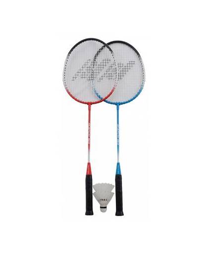 Rucanor badminton set match 150 blauw/rood 5-delig