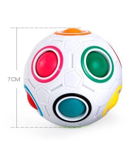 MyXL Collectie Mini Magic Rainbow Bal Voetbal Fidget Kubus Decompressie Vinger Speelgoed Kinderen Vinger Speelgoed Geschenken