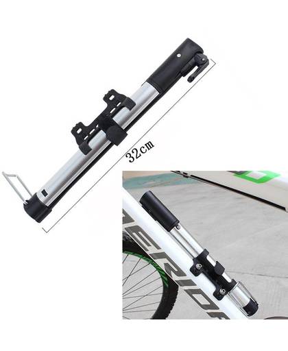 MyXL Inflator Bike Pomp Aluminiumlegering MiniPortable Fietsband Pomp Ultralight Fietsen Luchtpomp Zilver Kleur Voor Bike