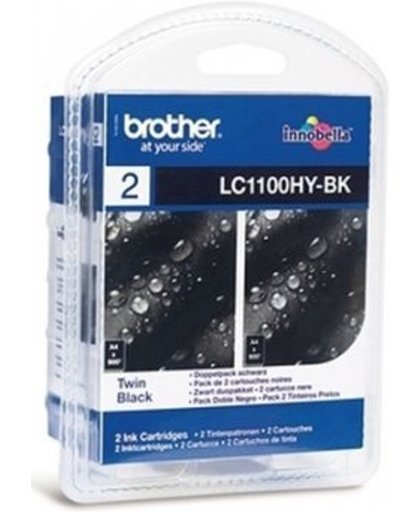 Brother Origineel Brother Multipack zwart LC1100HYBKBP2DR LC-1100HY