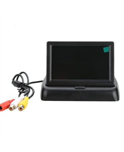MyXL 4.3 &quot;Kleur TFT LCD Folding Auto Parkeerhulp Monitoren DC 12 V Opvouwbare Auto Monitor Voor GPS DVD