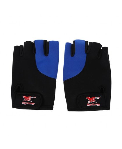 MyXL 2 Stks Zwart Blauw Neopreen Vingerloze Sport Handschoenen voor Mannen