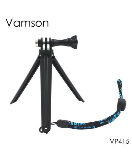 MyXL Vamson voor Gopro Accessoires Mini Statief Grip Zwart Voor GoPro Hero 5 4 3 + voor Xiaomi yi voor SJCAM Sport Action Camera VP415