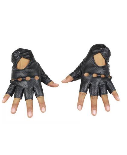 MyXL LongKeeper Mode Zwart PU Half Vinger Rijden Tonen Vrouwen Handschoenen Punk Jazz Vingerloze Handschoenen Voor Vrouwen Luva Guantes G222