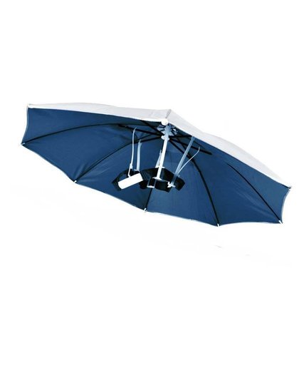 MyXL Blauw Opvouwbaar Hoofddeksels Parasol Vissen Wandelen Strand Camping Hoofddeksels Cap Hoofd Hoeden Outdoor Sport Paraplu Hoed Cap