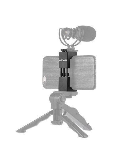 MyXL Ulanzi Verstelbare Smartphone Clip Houder Aluminium Telefoon Statief Adapter met koude Schoen Mount voor iPhone 7 7 + 6 6 s 6 Plus
