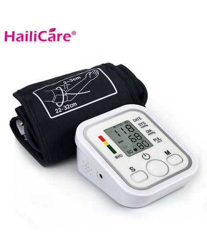 MyXL Digitale Bovenarm Bloeddrukmeter Pulse Monitor Gezondheidszorg Tonometer Meter Bloeddrukmeter Draagbare Bloeddrukmeters   Hailicare