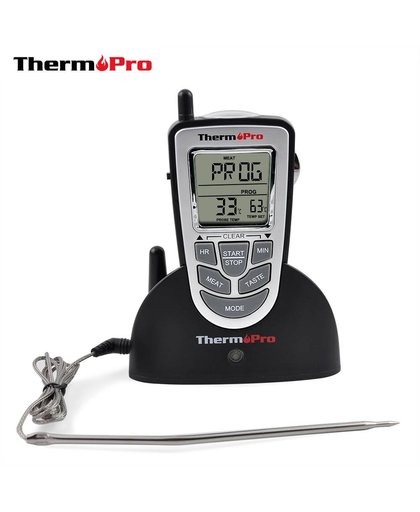 MyXL ThermoPro TP-09 300 ft Draadloze Digitale Koken Thermometer Voor Barbecue Oven Vlees BBQ Roker