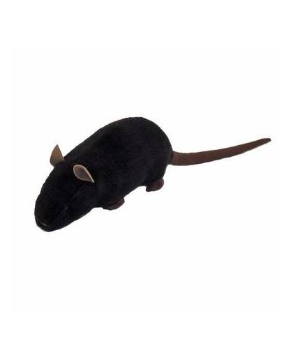 Pluche zwarte rat knuffel 56 cm