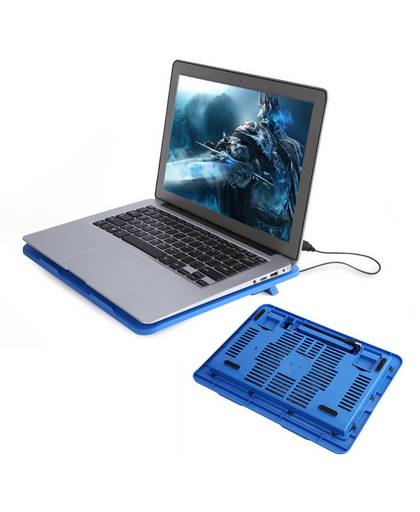 MyXL Super Stille Laptop Koeler Cooling Pad Base Grote Fan USB Stand voor 14 &quot;Laptop Notebook Computer Randapparatuur Koelventilator   VBESTLIFE