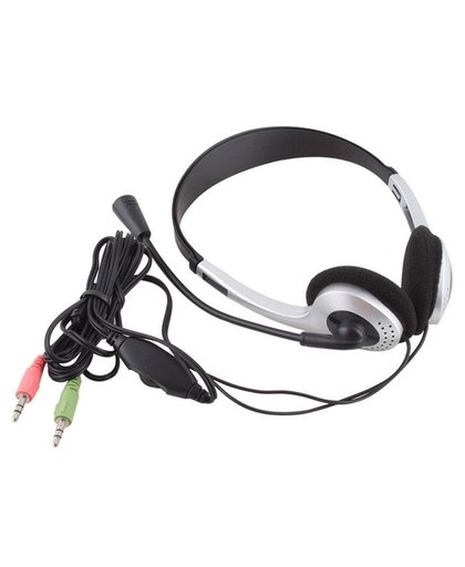 MyXL Goedkope 3.5mm Plug Gaming Hoofdtelefoon w/Microfoon MIC VOIP Headset Skype voor PC Computer Laptop #21228