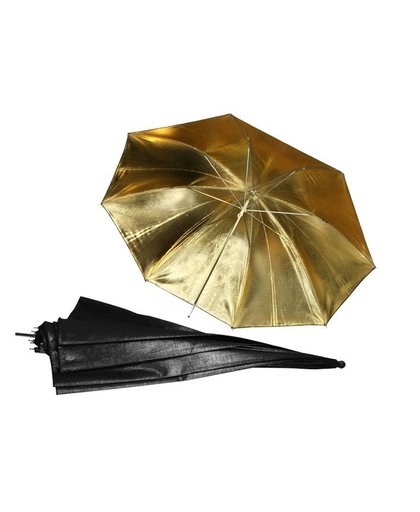 MyXL ASHANKS 33in 83 cm Reflector Paraplu Fotografie Accessaries Reflecterende Black Gold Golden Paraplu voor Photo Studio Flitslicht