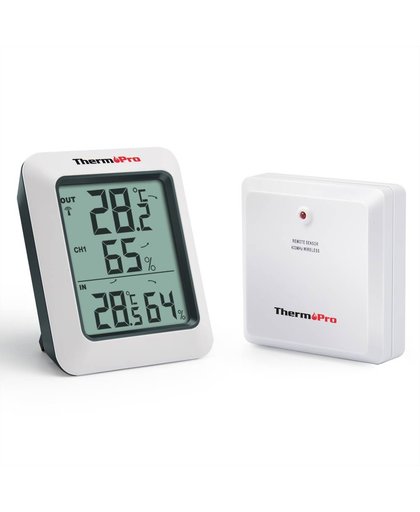 MyXL ThermoPro TP60 60 M Draadloze Digitale Hygrometer Indoor Outdoor Thermometer Vochtigheid Monitor met Temperatuurmeter Vochtigheidsmeter