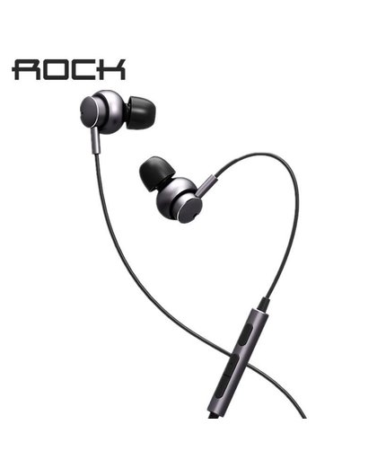 MyXL ROCK Mubow Stereo Koptelefoon In-Ruimte Serie Metal Koptelefoon met Microfoon Headset Voor iPhone Samsung Huawei Xiaomi