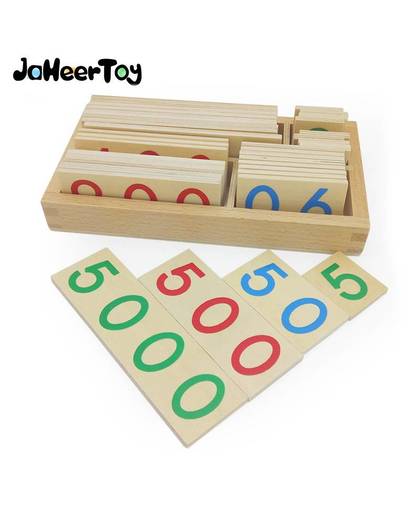 MyXL JaheerToy Math Speelgoed Montessori Leermiddelen Educatief speelgoed voor Kinderen Duizenden Honderden Tien Enkele Digit Digitale Cognitie
