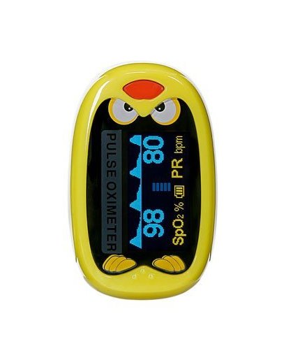 MyXL Professionele OLED Pediatric pulsoximeter voor Kind Kinderen 1-12 jaar SPO2 Bloed Zuurstof Monitor met Oplaadbare Batterij   TOPCNMED