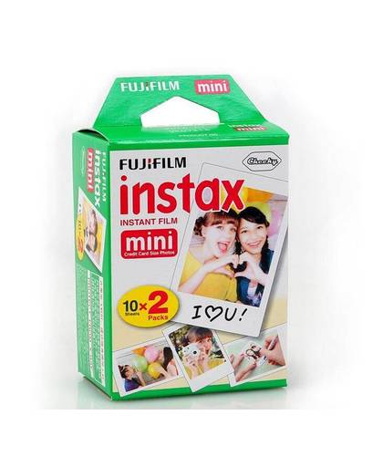 MyXL 100% Originele 20 stks Fujifilm Fuji Instax Mini Instant Film Witte Rand voor 7 7 s 8 10 20 25 50 s 50i SP1 dw Mini Instant Camera