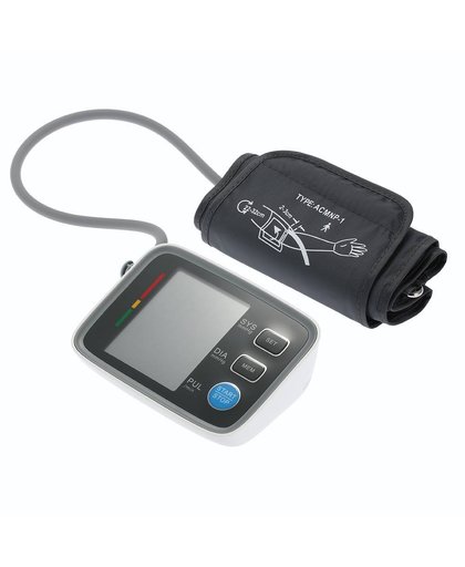 MyXL Volledige Automatische LCD Digitale Bloeddrukmeter Meter Pro Bovenarm Manchet Tonometer Bloeddrukmeter Hartslagmeter  MyXL