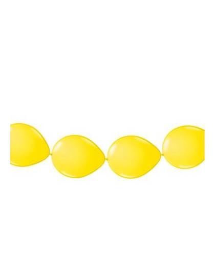Ballonnen slinger geel 3 meter