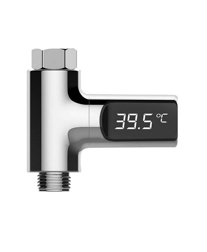MyXL LED Display Water Douche Thermometer Flow Zelf Genereren Elektriciteit Water Temperatuur Meter Monitor Voor Thuis Baby Care 2018