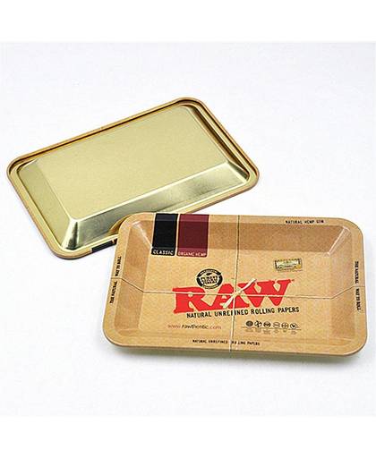 MyXL Roken RUWE ijzeren plaat opbergvak Sigaret essentiële accessoires RUWE rolling trays 18*12.5 cm nuttig tool