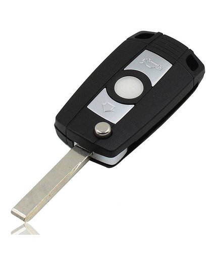 MyXL Vervanging Shell Flip Folding Flip Key Case Hoge Quaity Zwarte Remote Case Voor BMW E81 E46 E39 E63 E38 E83 E53 E36