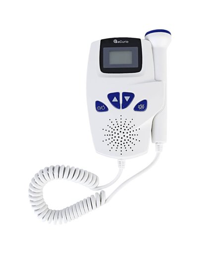 MyXL ACurio Detector Fetal Doppler Baby Hartslagmeter Draagbare Ultrasone Zwangere Prenatale Hartslagmeter met Lcd-scherm