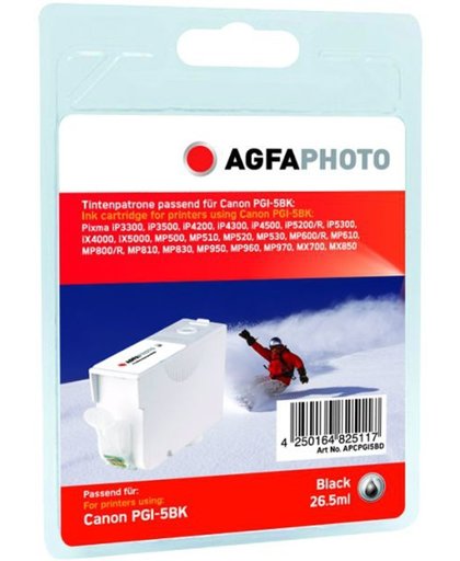 agfaphoto Origineel Agfa Photo inktpatroon zwart APCPGI5BD Agfa Photo