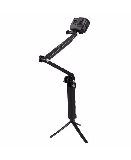 MyXL For Gopro Hero Accessories Puluz 3 Way Floating Handle Grip Tripod Mount Selfie Stick for Go pro HERO 5 4 3+ 3 2 1