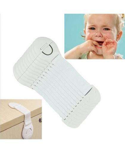 MyXL 10 stks Kind Kids Baby Care Veiligheid Veiligheid Kabinet Sloten en Riemen Producten Voor Kast Lade Kast Deuren Koelkast Wc #25