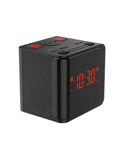 MyXL Baldr AM/FM Digitale Radio Klok EU/US Plug LED Licht Dimmer Tafel Snooze Sleep Timer Horloge Batterij Backup Dual Wekker