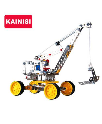 MyXL grote 26 cm voertuig metalen model building kits puzzel crane enlighten onderwijs assemblage diy speelgoed geschenken voor jongen gril