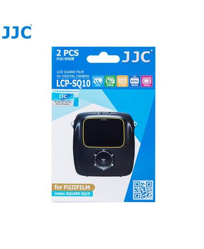 MyXL JJC LCP-SQ10 LCD Guard Film Screen Protector (2 Kits) voor FUJIFILM instax VIERKANTE SQ10