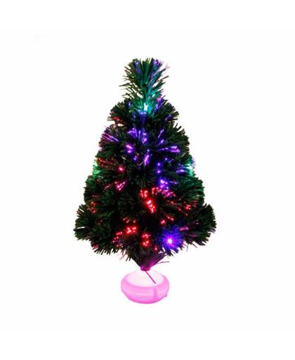 MyXL 45 cm Glasvezel Kerstboom met LED Kleurrijke Licht Simulatie Boom Kerstversiering voor Thuis Natal Levert